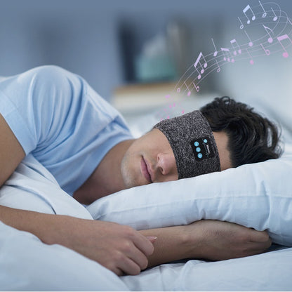 Wireless Bluetooth 5.0 Sports & Sleep Headband – Stereo Sound, Hands-Free Calls