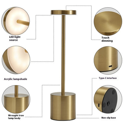 LED Rechargeable Bedside Lamp