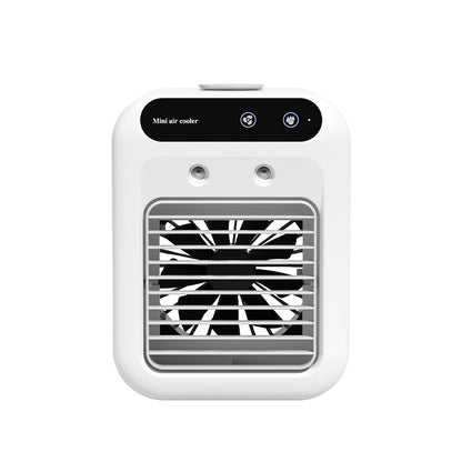 Portable Mini Air Cooler – USB Cooling Fan with Ice & Mist