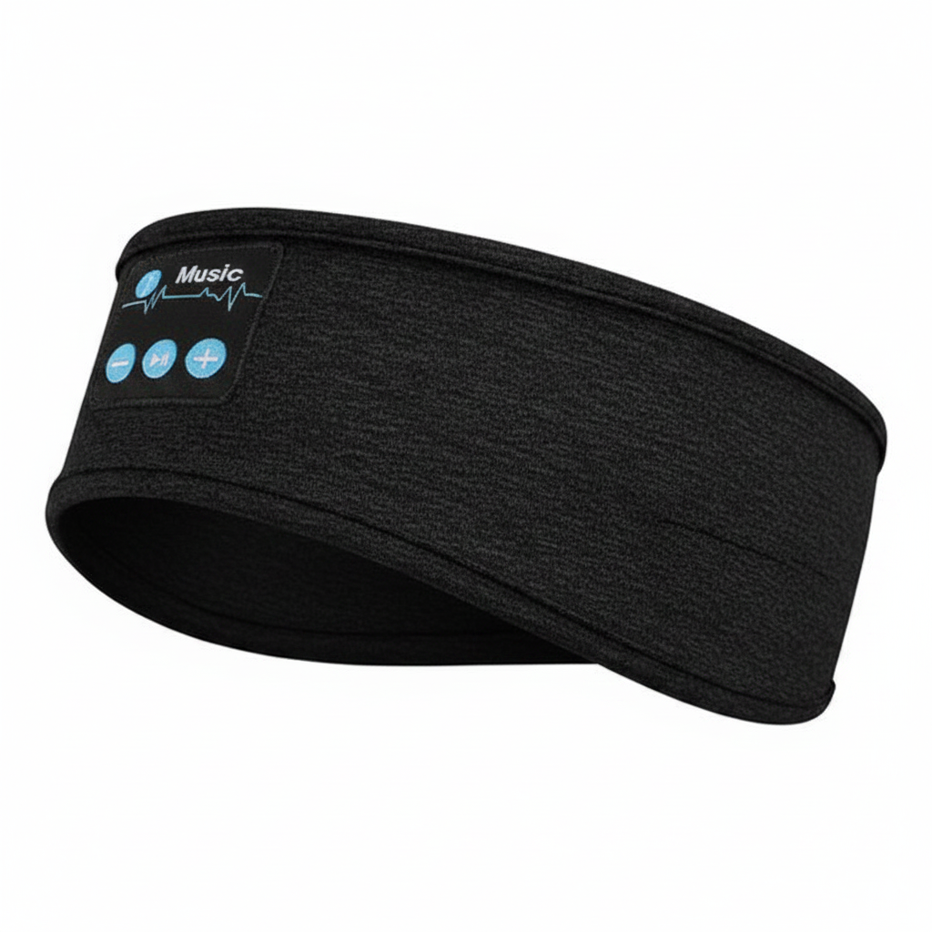 Black Bluetooth Sleep Headband